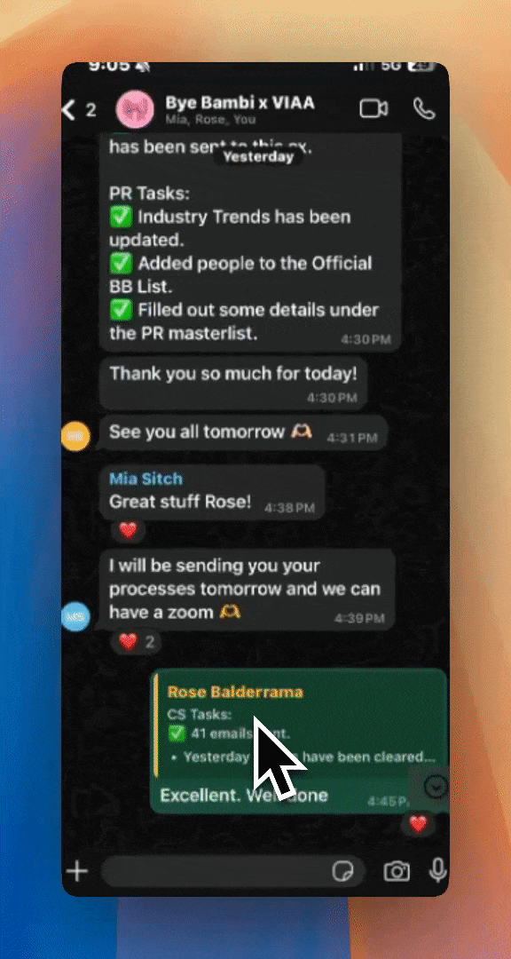 WhatsApp animation
